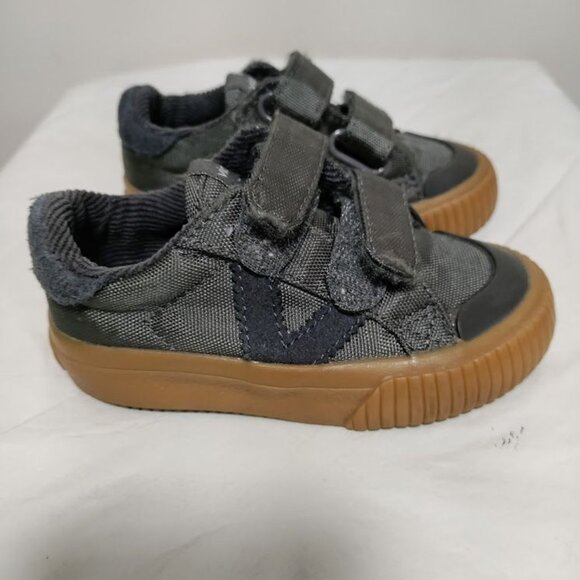 Victoria Nylon Deportivo Low Top Round Toe Trainers Shoes Khaki Kids Size 23 - Picture 2 of 9